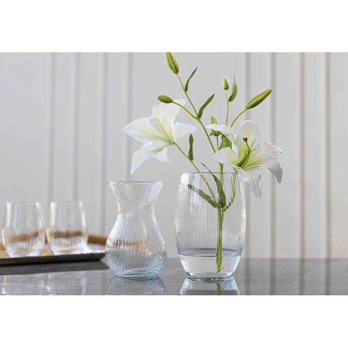 Ваза Trend Glass Asta Ribs 18 см (35446) зображення 3