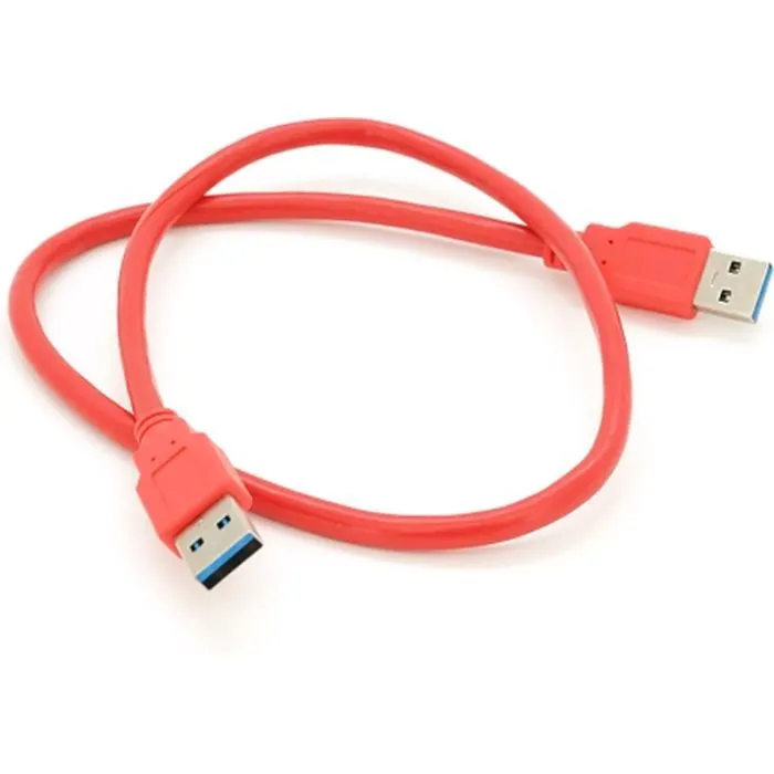 Дата кабель USB 3.0 AM/AM 0.6m red Voltronic (YT-3.0AM+AM-0.6R) зображення 2