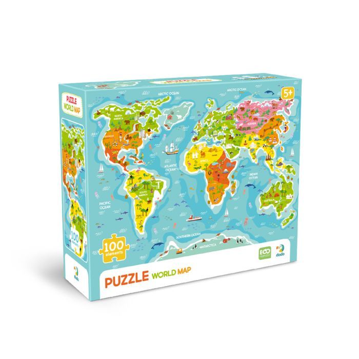 Пазл DoDo Карта Мира (300704)