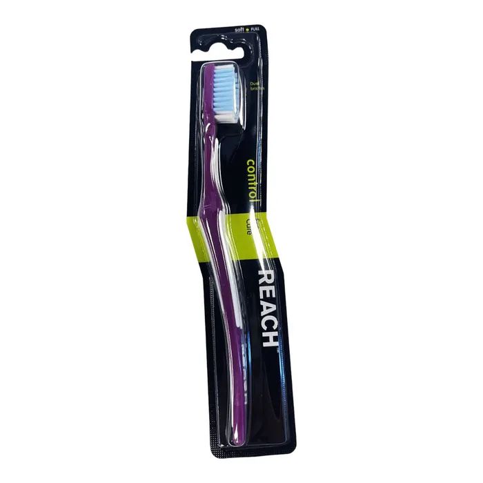 Зубна щітка Reach Control Soft Toothbrush Фіолетова (4820019803401)