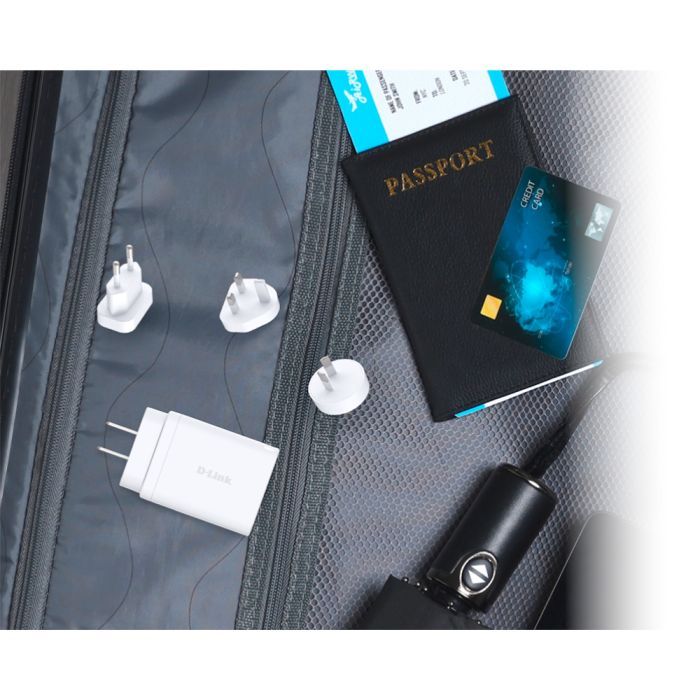 Зарядное устройство D-Link 2xUSB-C + 1xUSB-A 65W GaN white (DCP-651) изображение 11
