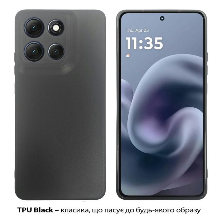 Чехол для мобильного телефона BeCover Silicone Motorola Moto G86 Transparent (713769) изображение 2