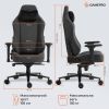 Крісло ігрове GamePro GC775DG Fabric Dark Gray (GC775DG) зображення 12