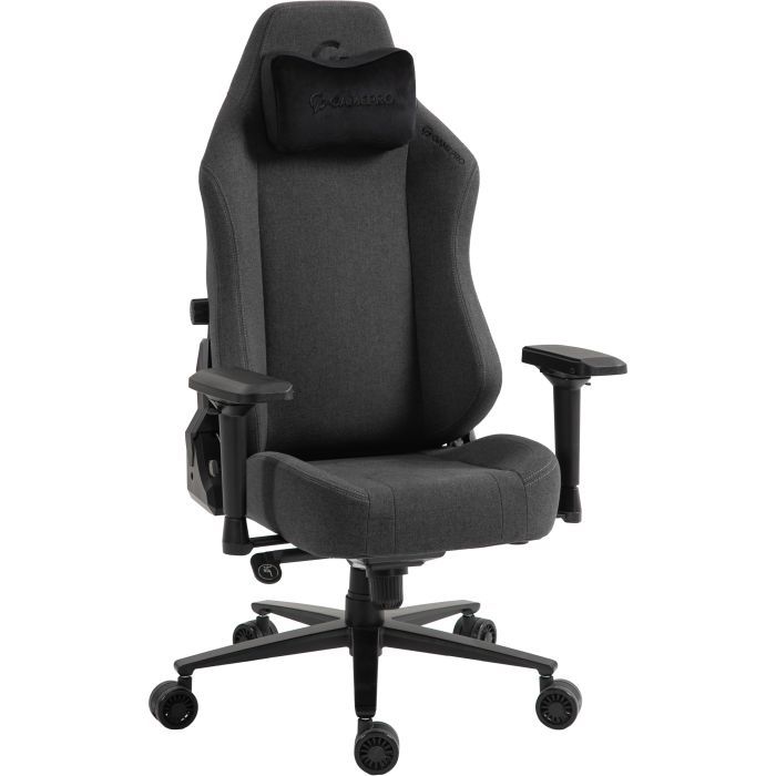 Крісло ігрове GamePro GC775B Fabric Black (GC775B) зображення 2