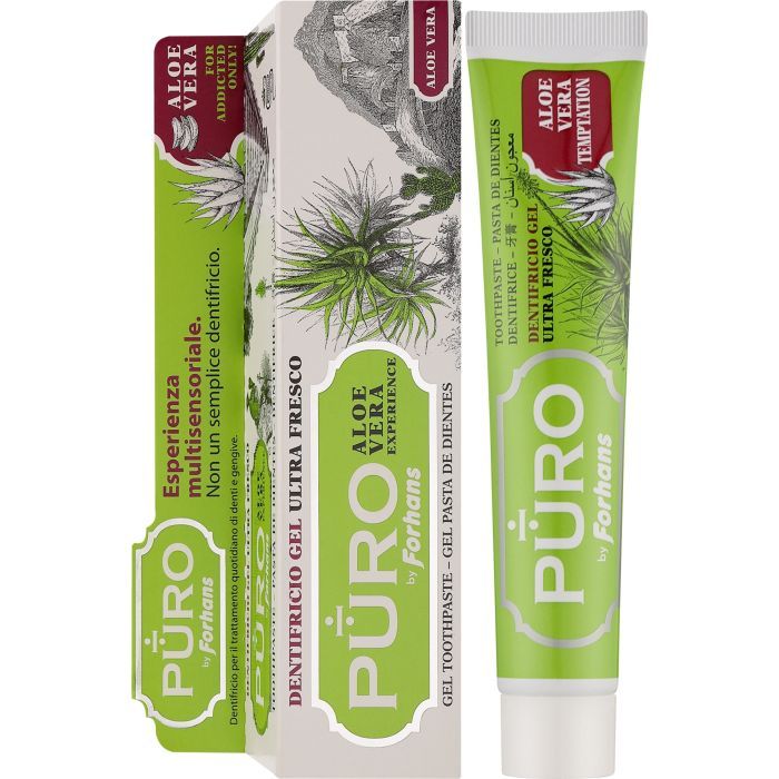 Зубная паста Puro by Forhans Алое Вера 75 мл (8002185071921) > цены в Киеве и Украине Зубная паста Puro by Forhans Алое Вера 75 мл (8002185071921)