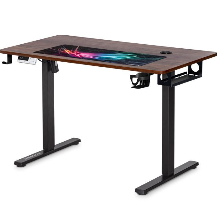 Компьютерный стол Mealux PowerDesk Energy Walnut з електрорегулюванням висоти (EVO-201 Energy Walnut/B)