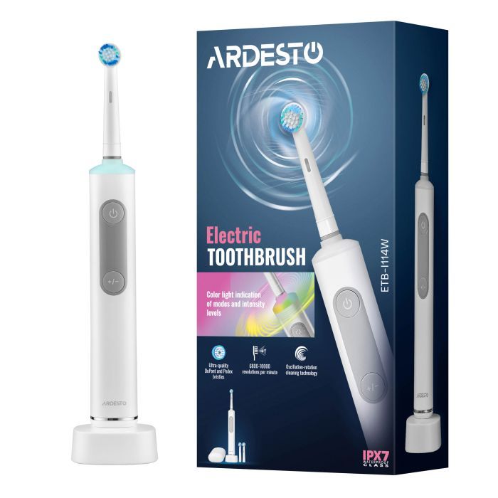 Електрична зубна щітка Ardesto ETB-I114W
