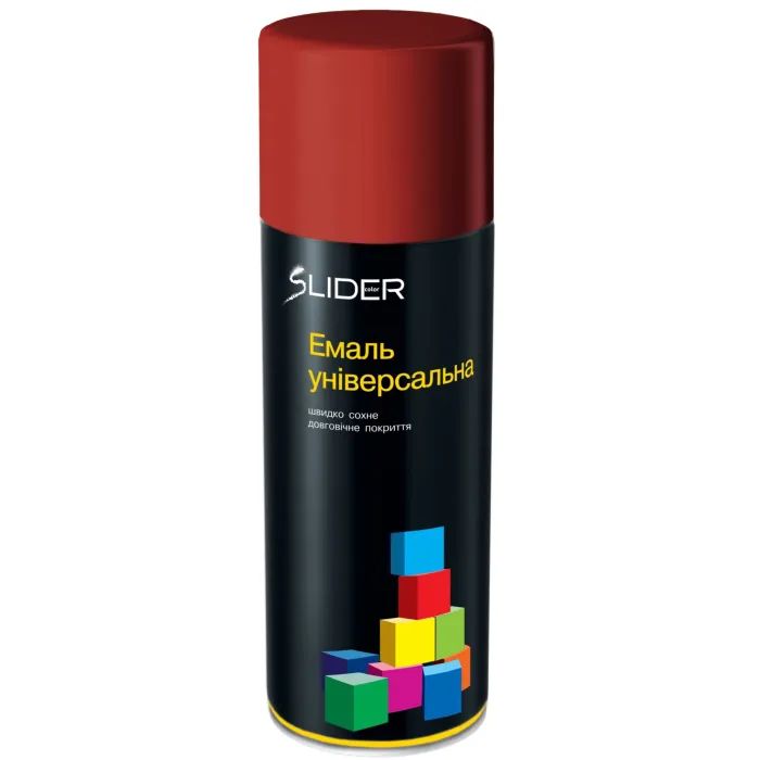 Аэрозольная краска для автомобиля SLIDER 3002 темно-червона, 400мл (000001025)