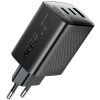 Зарядное устройство Acefast 2xUSB-C + 1xUSB 67W GaN black (6974316284048) изображение 3 Зарядное устройство Acefast 2xUSB-C + 1xUSB 67W GaN black (6974316284048) изображение 3