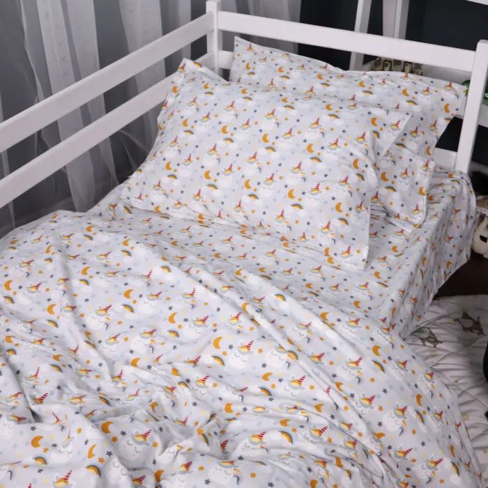 Постельное белье MirSon 018 Unicorn Фланель 200x220 Евро (2200009656064) изображение 3