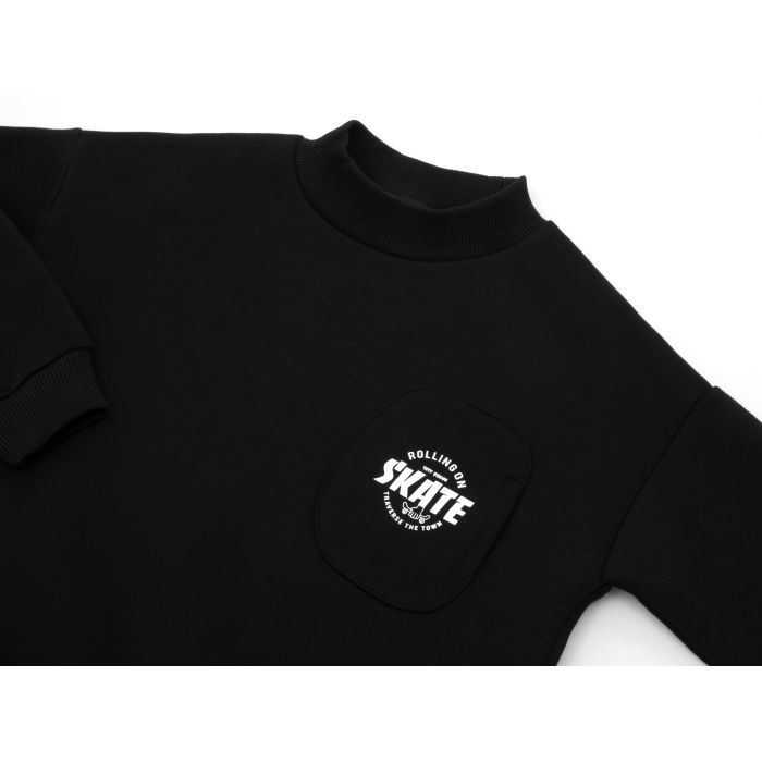 Кофта дитяча Toontoy флісова (24842-134B-black) зображення 2