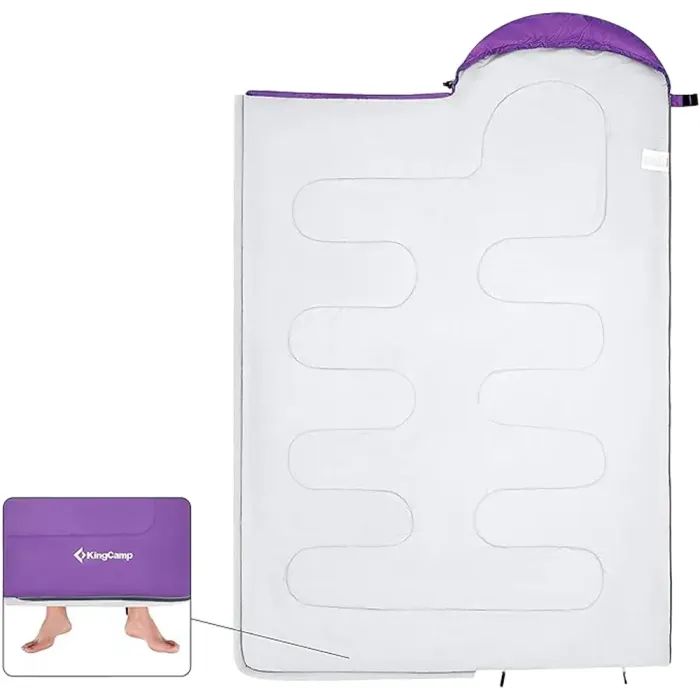 Спальный мешок KingCamp Oasis 250 Black (KS3121_BLACK_L_01) изображение 2