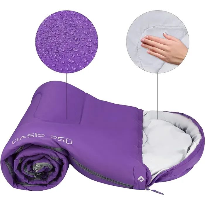 Спальный мешок KingCamp Oasis 250 Black (KS3121_BLACK_L_01) изображение 4