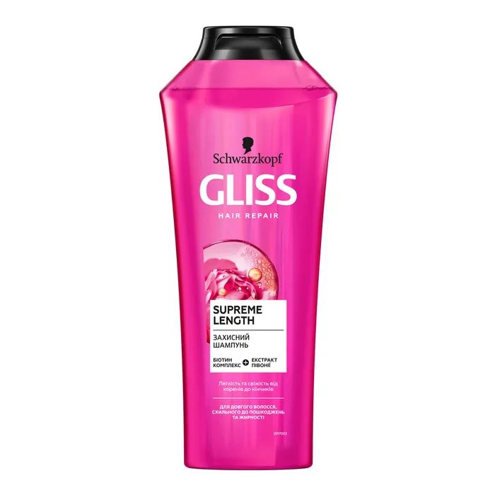 Шампунь Gliss Hair Repair Supreme Length Shampoo 400 мл (9000101201147)