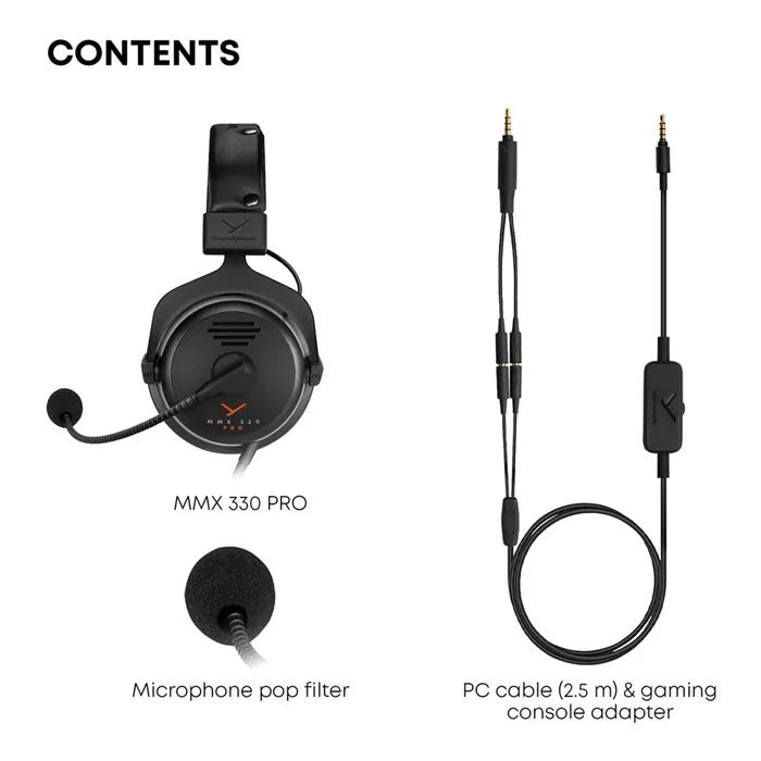 Наушники Beyerdynamic MMX 330 PRO Black (531487) изображение 4