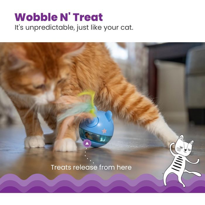 Іграшка для котів Outward Hound Миша блакитна (0700603695879) зображення 3