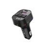FM модулятор XO BCC17 Car Charger Smart Bluetooth Dual Port PD 30W Чорний (BCC17.black) зображення 2