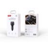 FM модулятор XO BCC17 Car Charger Smart Bluetooth Dual Port PD 30W Чорний (BCC17.black) зображення 4