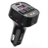 FM модулятор XO BCC17 Car Charger Smart Bluetooth Dual Port PD 30W Чорний (BCC17.black)