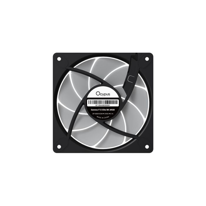 Кулер до корпусу OCYPUS GAMMA F12 ELITE BK ARGB (GAMMA-F12-BK1AM00E-GL) зображення 6