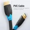 Кабель мультимедийный HDMI M to HDMI M 3.0m 4K60Hz black Vention (AACBI) изображение 3