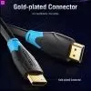 Кабель мультимедийный HDMI M to HDMI M 3.0m 4K60Hz black Vention (AACBI) изображение 4