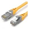 Патч-корд 0.3м, S/FTP cat 6a RJ-45 yellow Vention (IBHYAA)