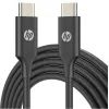 Дата кабель USB-C to USB-C 1.0m USB 3.1 PD 3A 60W HP (HP_DHC-TC107-1M)