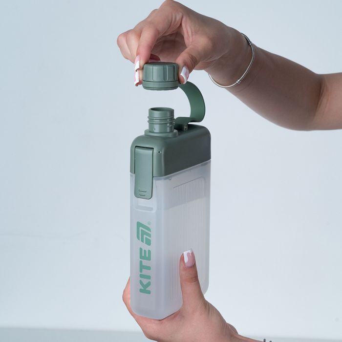 Бутылка для воды Kite 450 мл зелена (K25-1239-3) изображение 5
