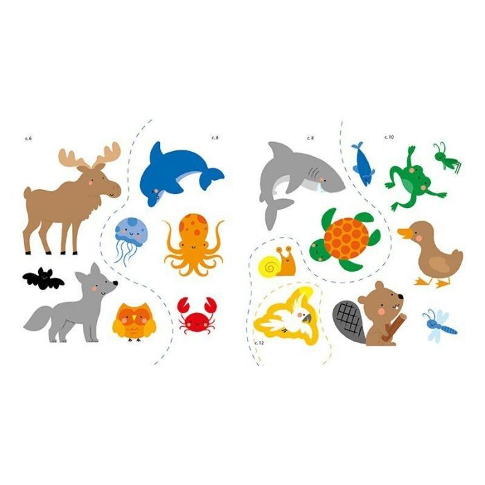 Книга Мої перші слова з наліпками. Тварини - Альона Пуляєва Ранок (9786170986825) изображение 2