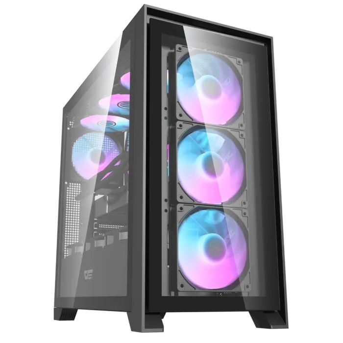 Корпус для ПК DARKFLASH DRX90 GLASS BLACK изображение 3
