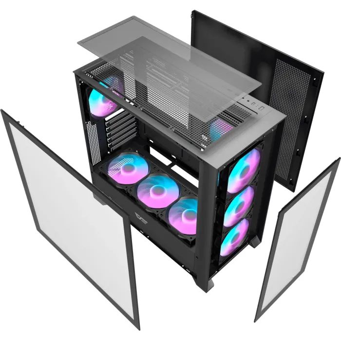 Корпус для ПК DARKFLASH DRX90 GLASS BLACK изображение 9