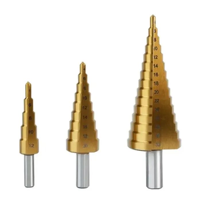 Набір свердл Deli східчастих 3 шт. 4-12\20\32 мм (EDH-JTZ0003-ED1)