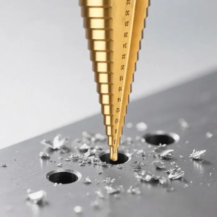 Набір свердл Deli східчастих 3 шт. 4-12\20\32 мм (EDH-JTZ0003-ED1) зображення 6