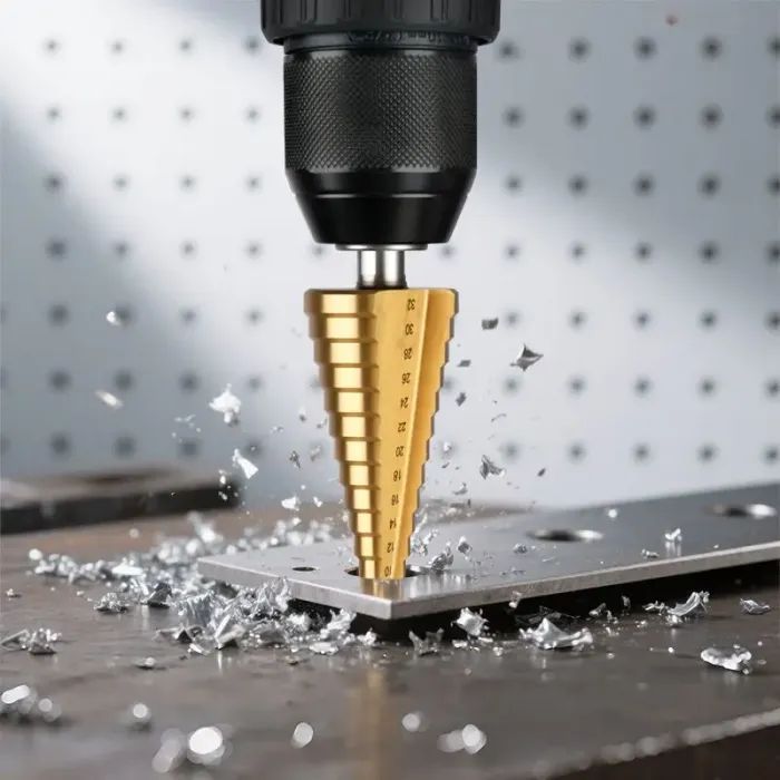 Набір свердл Deli східчастих 3 шт. 4-12\20\32 мм (EDH-JTZ0003-ED1) зображення 7