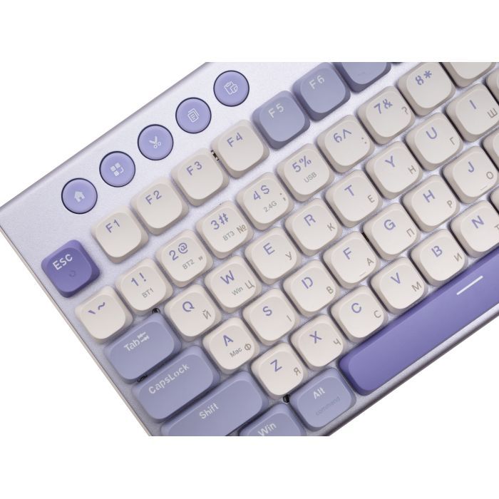 Клавіатура Thunderobot K96 Tri-mode Red Switch UA Purple (6932066308223) зображення 10