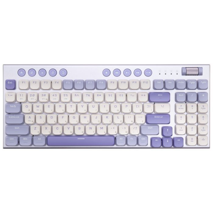 Клавіатура Thunderobot K96 Tri-mode Red Switch UA Purple (6932066308223) зображення 7