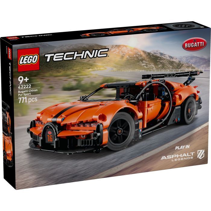 Конструктор LEGO Technic Гіперкар Bugatti Chiron Pur Sport (42222)