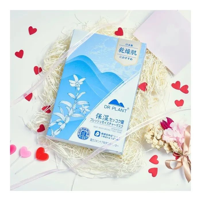 Маска для обличчя Dr.Plant Dendrobium Deep Moisturizing Face Mask Глибокозволожувальна 1 шт (4582538101238) зображення 4