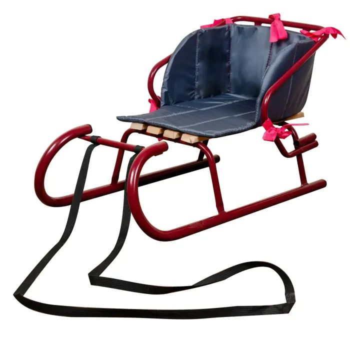 Матрасик в санки Snower сірий з рожевим (4820211101626) изображение 2