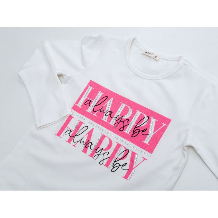 Кофта дитяча Breeze HAPPY (16383-128G-cream) зображення 2