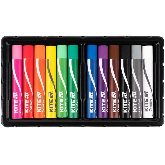 Пастель Kite Creative масляна, 12 кольорів (K-200-12) изображение 3