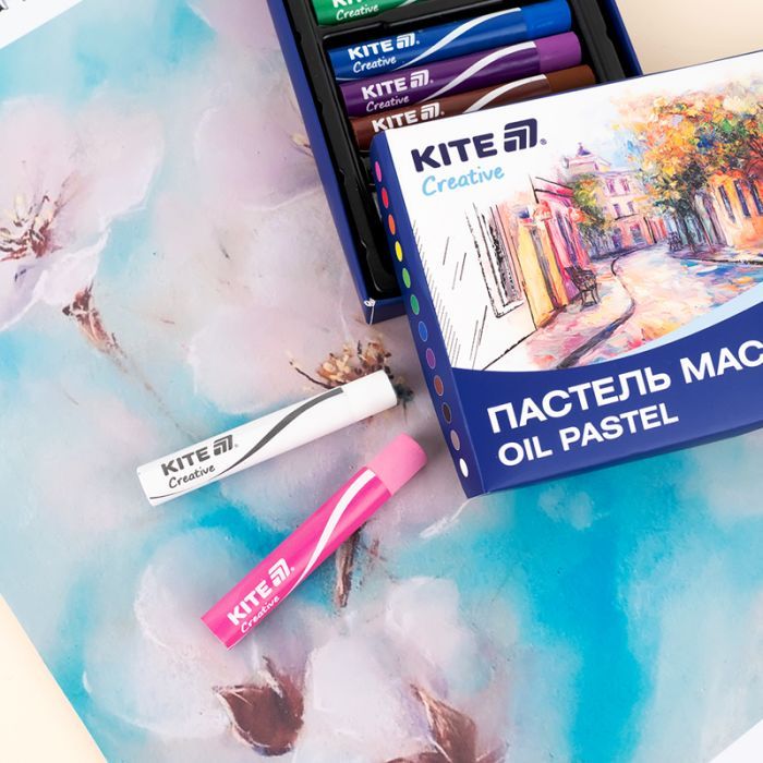 Пастель Kite Creative масляна, 12 кольорів (K-200-12) изображение 4