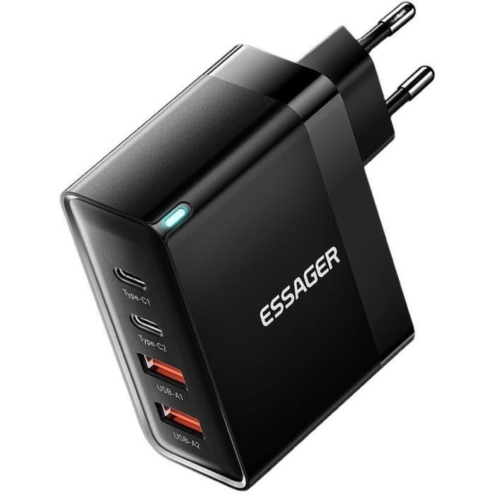 Зарядное устройство 2xUSB-C + 2xUSB 100W Essager (ECT2CA-QYB01-Z) изображение 2