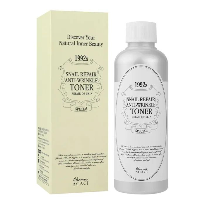 Тонік для обличчя Chamos Acaci Snail Repair Anti-Wrinkle Toner 200 мл (8809639615416)