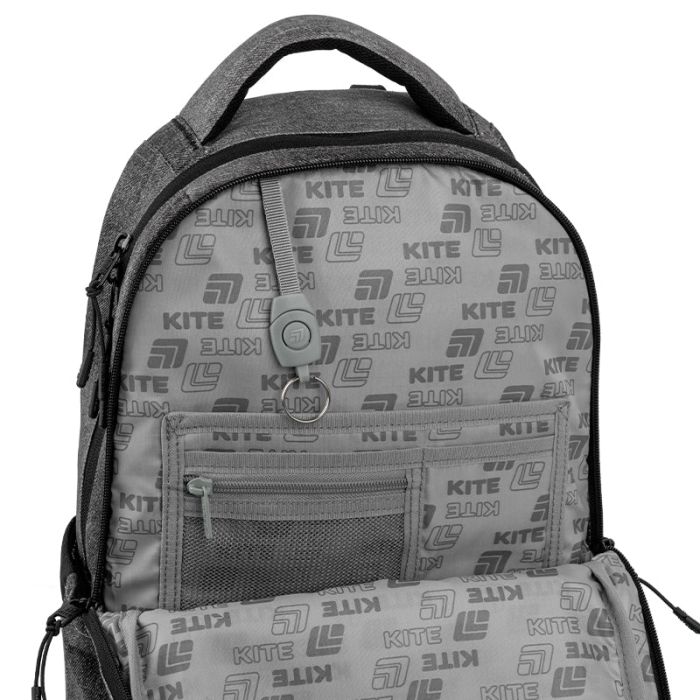 Рюкзак школьный Kite Education teens 2587M Darkness (K26-2587M-5) изображение 7