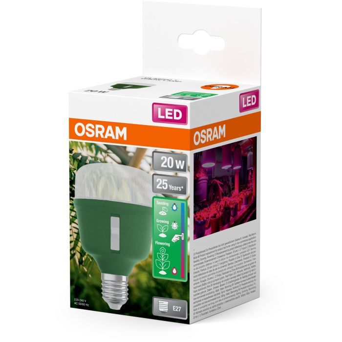 Лампочка Osram LED T80 GROW 20W CL 230V FR E27 (4058075845800) изображение 5