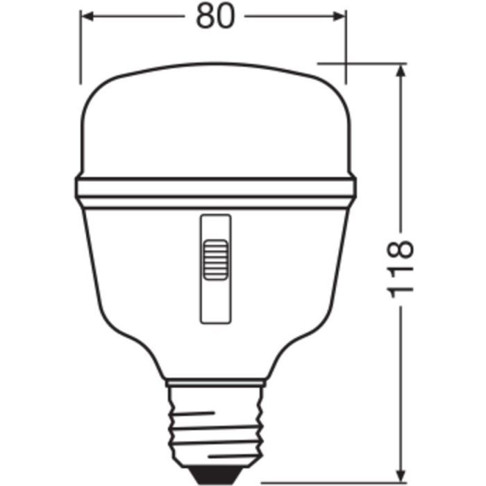 Лампочка Osram LED T80 GROW 20W CL 230V FR E27 (4058075845800) изображение 7