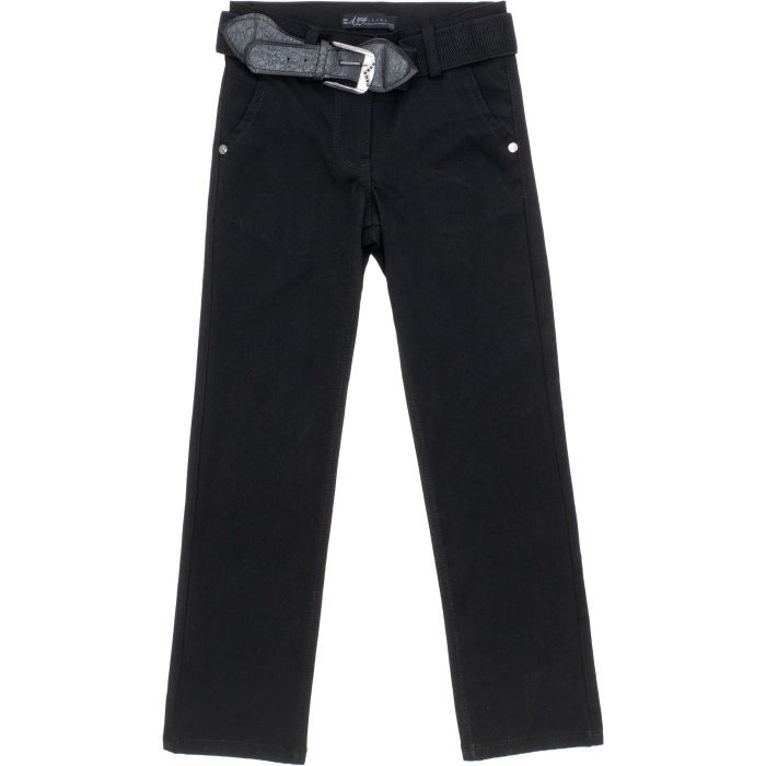 Штаны детские A-Yugi школьные (8967-128G-black)