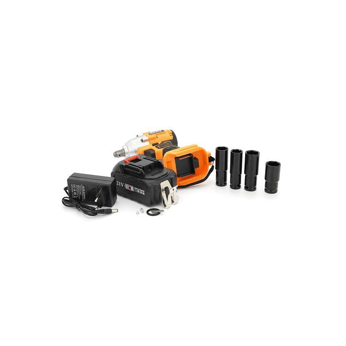 Гайковерт HiLDA YT-40875 21V, 4 надки, кейс (YT-40875) зображення 3